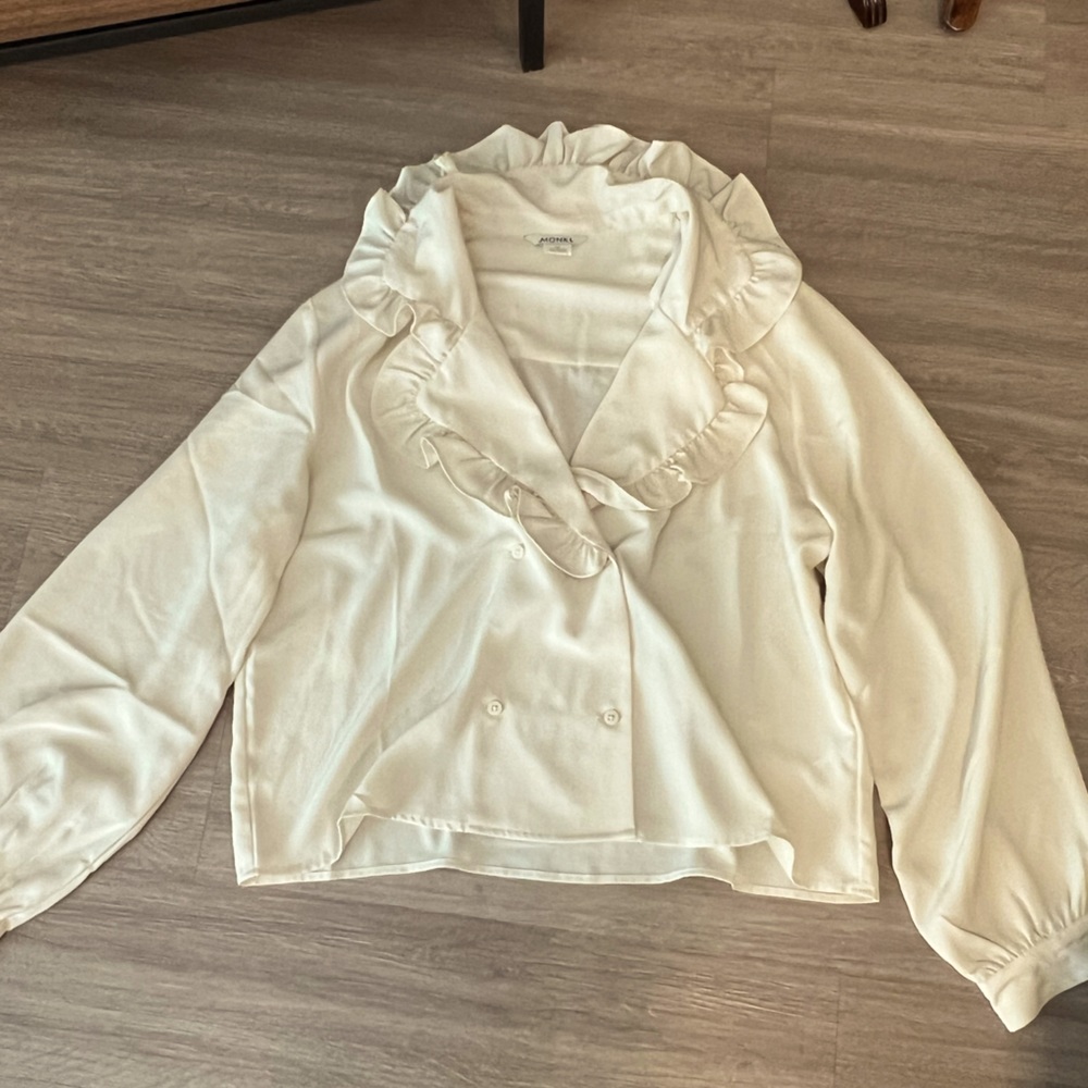 NWOT ASOS ruffle blouse